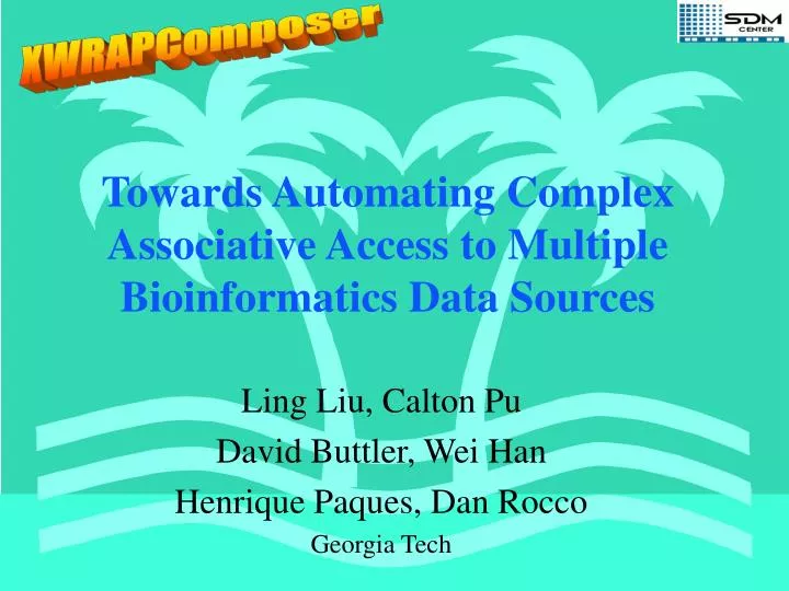 towards automating complex associative access to multiple bioinformatics data sources