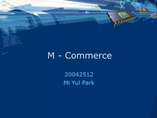 M - Commerce