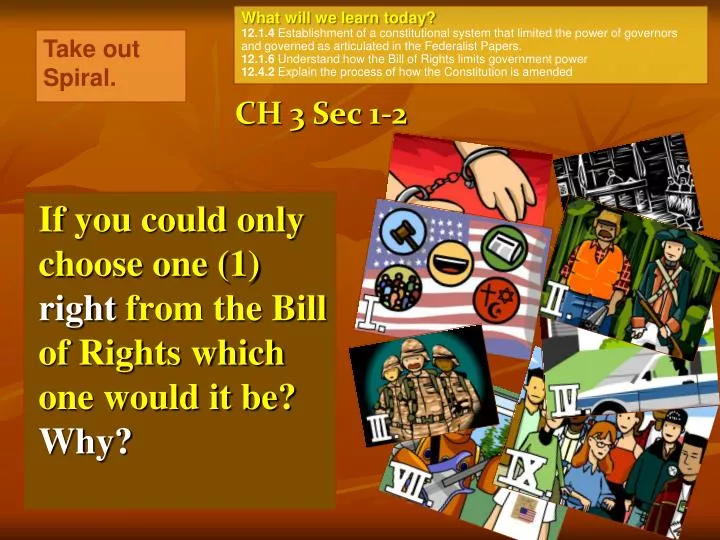 if you could only choose one 1 right from the bill of rights which one would it be why