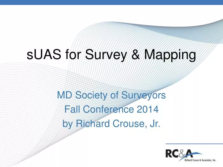 suas for survey mapping