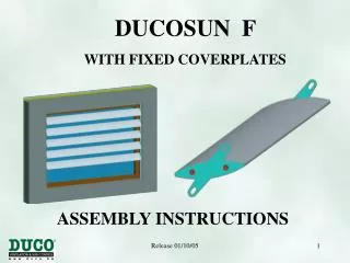 DUCOSUN F WITH FIXED COVERPLATES