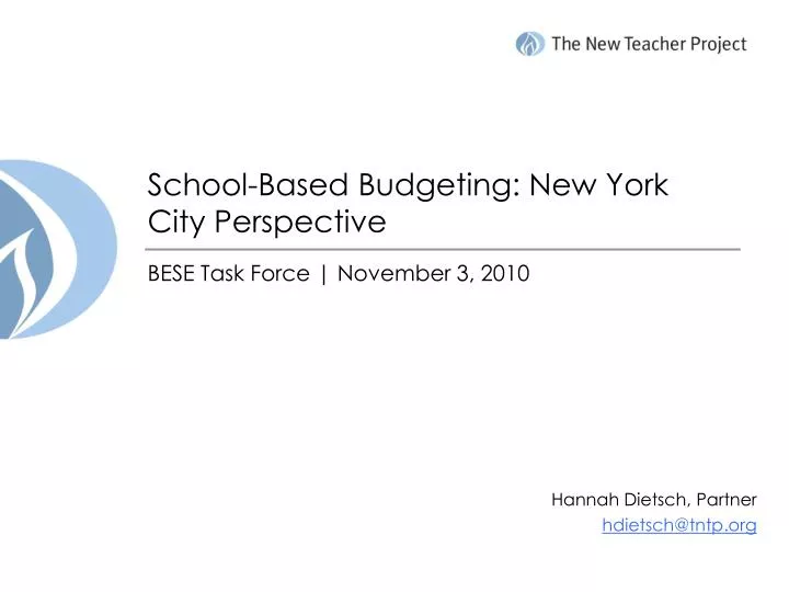 school based budgeting new york city perspective