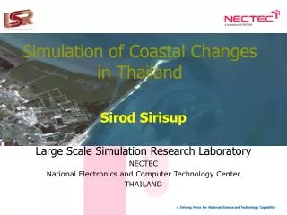 Simulation of Coastal Changes in Thailand