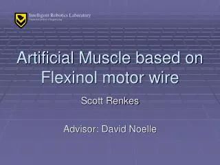Artificial Muscle based on Flexinol motor wire