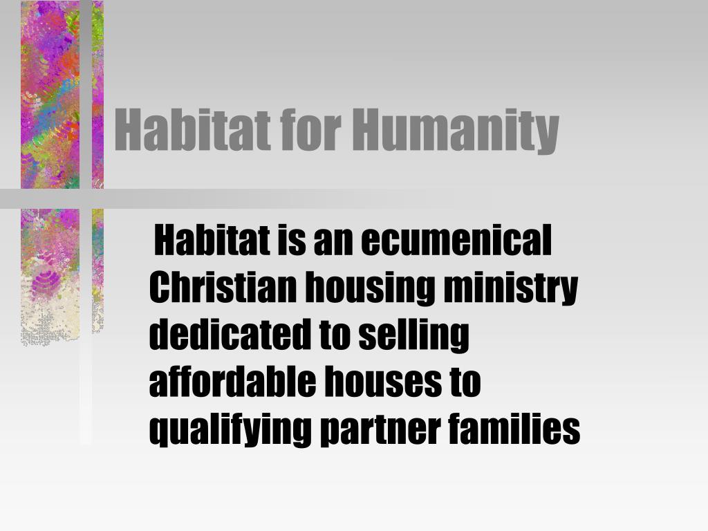 PPT - Habitat for Humanity PowerPoint Presentation, free download - ID ...
