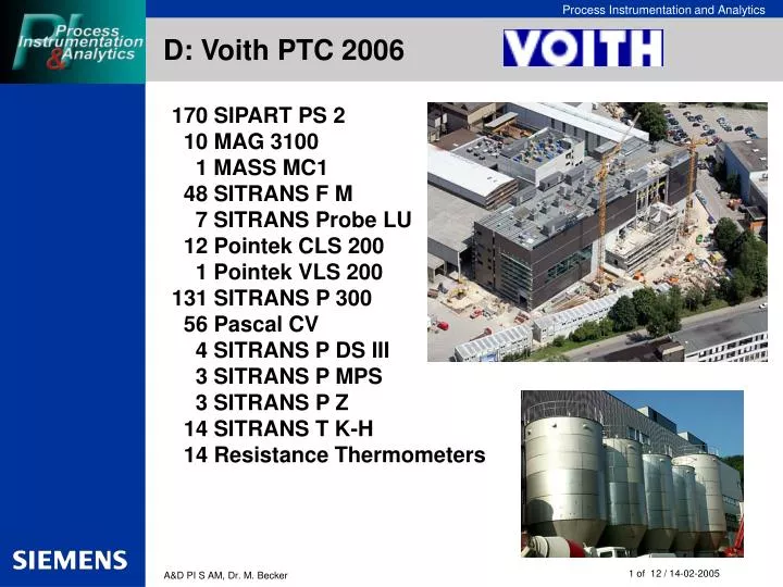 d voith ptc 2006