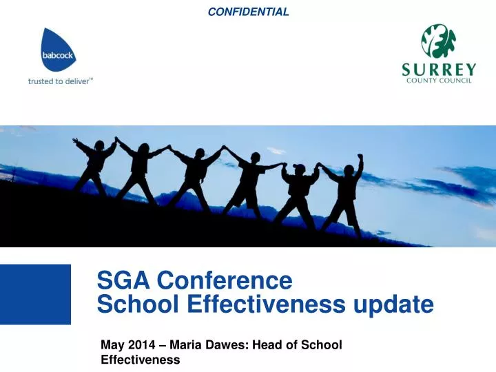 sga conference school effectiveness update