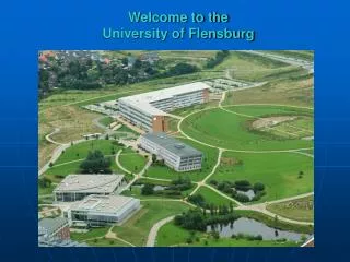 Welcome to the University of Flensburg