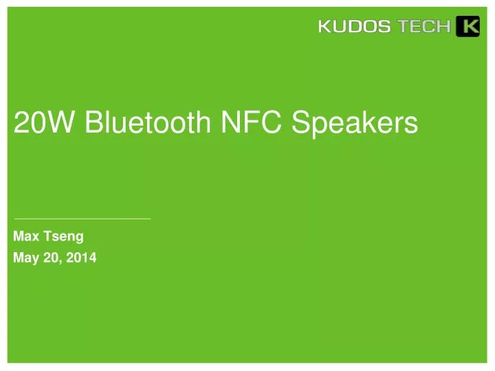 20w bluetooth nfc speakers