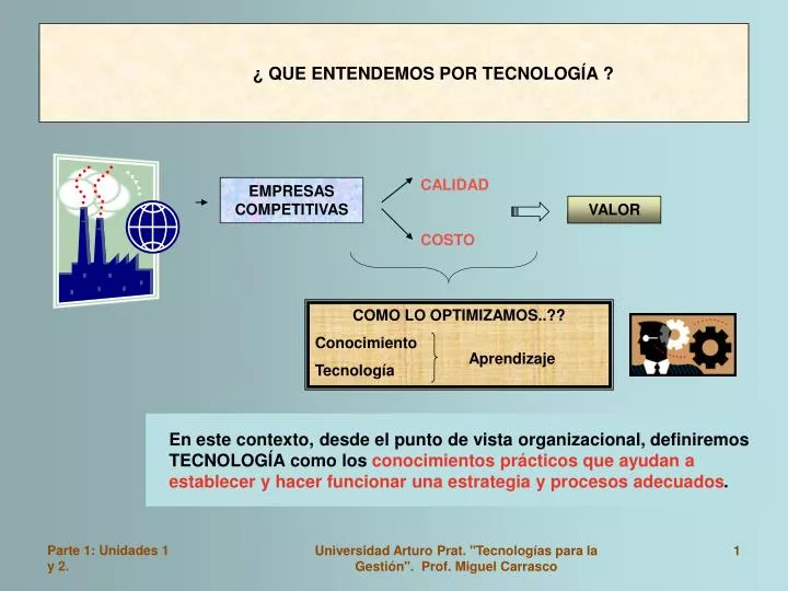 que entendemos por tecnolog a