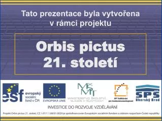 Orbis pictus 21. století