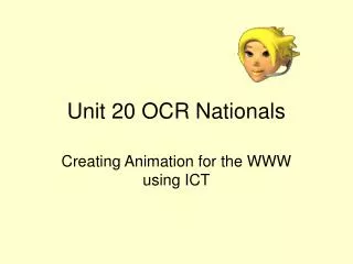 Unit 20 OCR Nationals