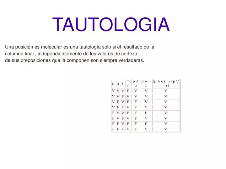 tautologia