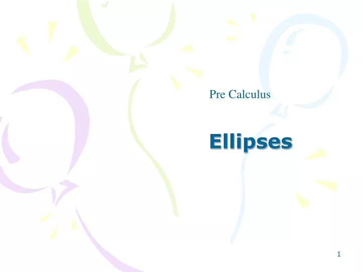 ellipses