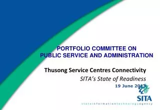 PORTFOLIO COMMITTEE ON PUBLIC SERVICE AND ADMINISTRATION