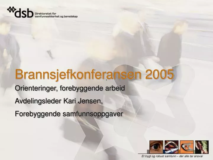 brannsjefkonferansen 2005