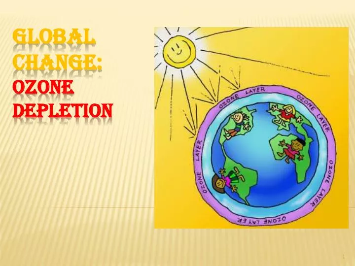 global change ozone depletion