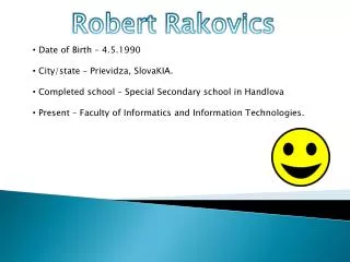 Robert Rakovics