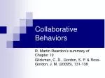 Collaborative Behaviors - slide 1
