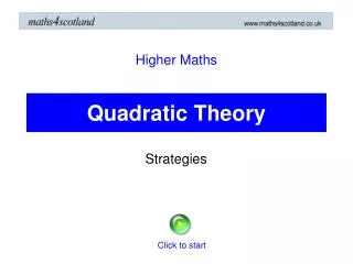 Quadratic Theory