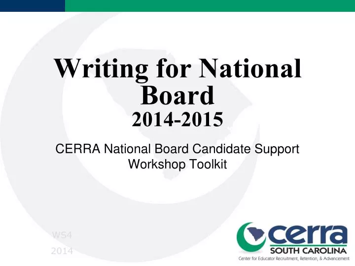 writing for national board 2014 2015