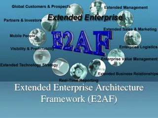 Extended Enterprise Architecture Framework (E2AF)