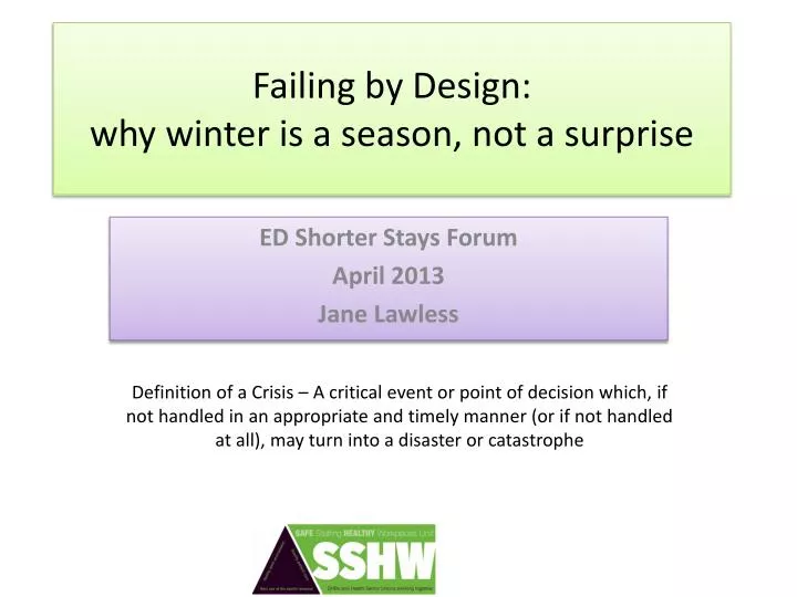 failing by design why winter is a season not a surprise