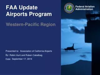 FAA Update Airports Program
