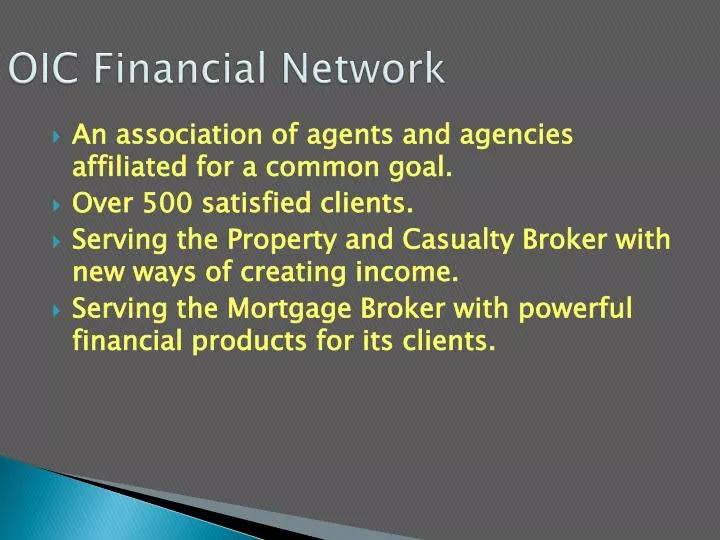 oic financial network