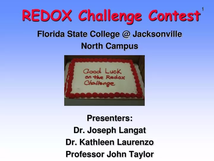 redox challenge contest