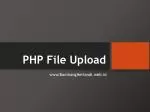 PHP File Upload - slide 1