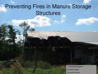 Preventing Fires in Manure Storage Structures