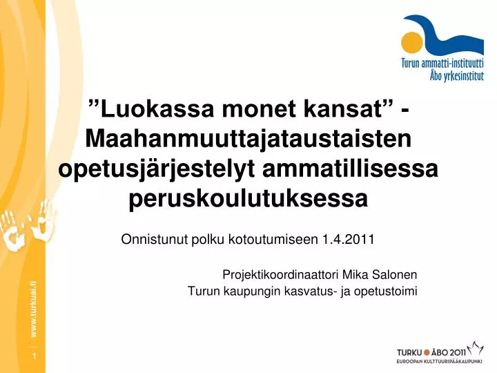 luokassa monet kansat maahanmuuttajataustaisten opetusj rjestelyt ammatillisessa peruskoulutuksessa