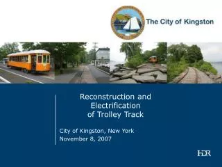 Reconstruction and Electrification of Trolley Track