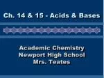Understanding Acids and Bases: Properties, Strengths, and pH Indicators - slide 1