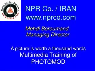 NPR Co. / IRAN nprco