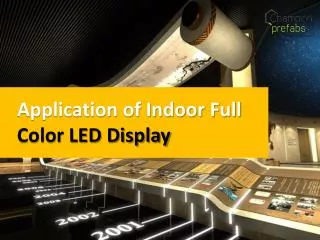 Application of Indoor Full Color LED Display