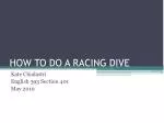 HOW TO DO A RACING DIVE - slide 1