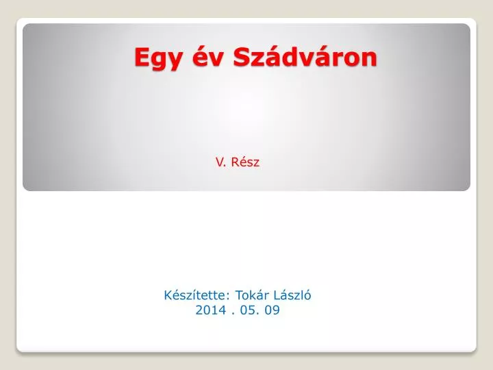 egy v sz dv ron