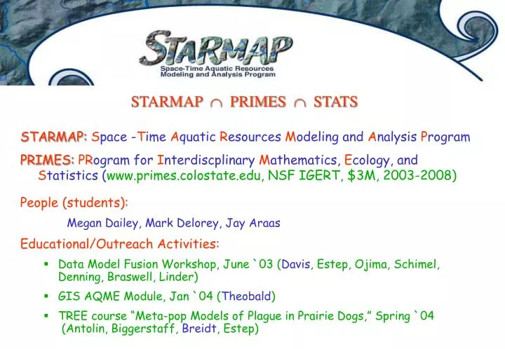starmap primes stats