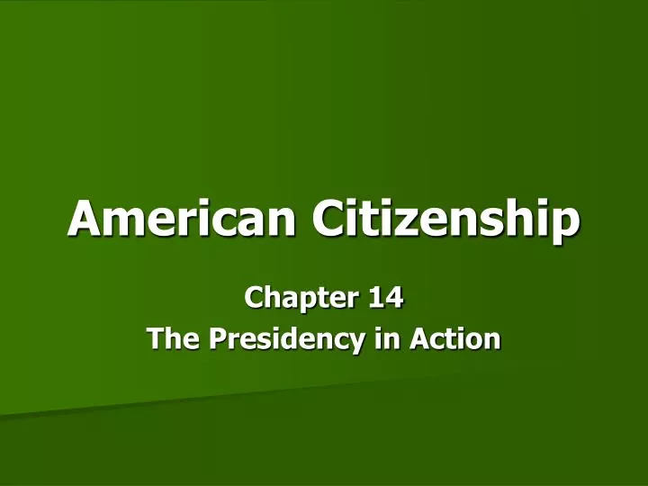 american citizenship