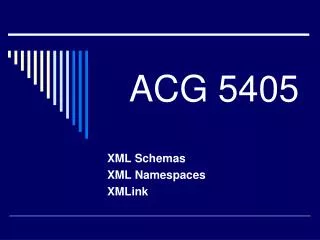 ACG 5405