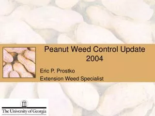 Peanut Weed Control Update 2004