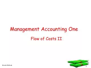 Management Accounting One