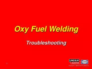 Oxy Fuel Welding
