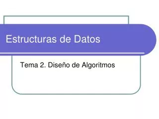 Estructuras de Datos