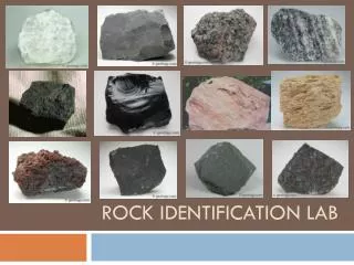 ROCK IDENTIFICATION LAB