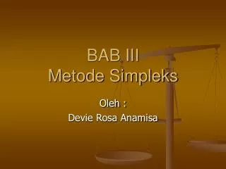 BAB III Metode Simpleks