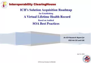Interoperability ClearingHouse
