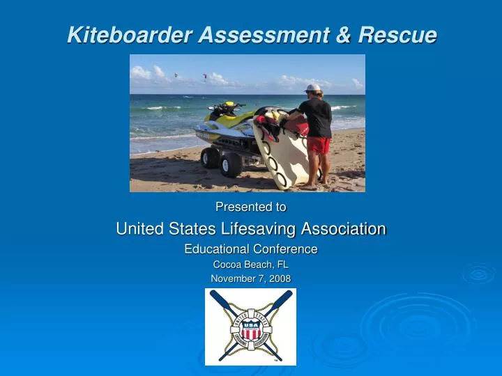 kiteboarder assessment rescue